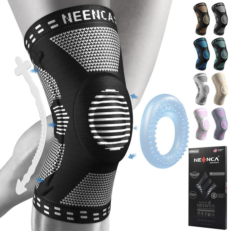 NEENCA Knee Sleeve for Runner,Workout, Gym, Basketball, Volleyball,Hiking Tool