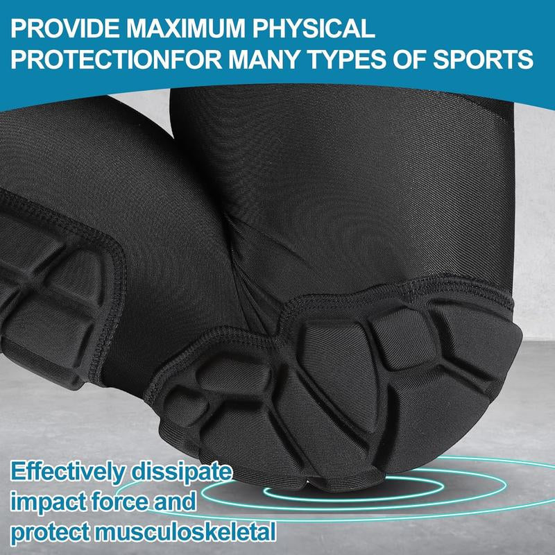 【Black Friday】Tuoy New Knee Pads Compression Padded Knee Protection Pad for Football Baseball Basketball - Youth & Adult Sizes (1 Pair)Pair)