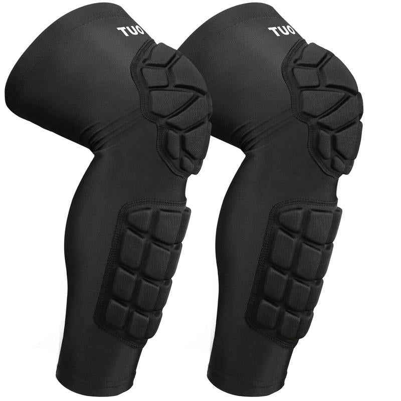 【Black Friday】Tuoy New Knee Pads Compression Padded Knee Protection Pad for Football Baseball Basketball - Youth & Adult Sizes (1 Pair)Pair)