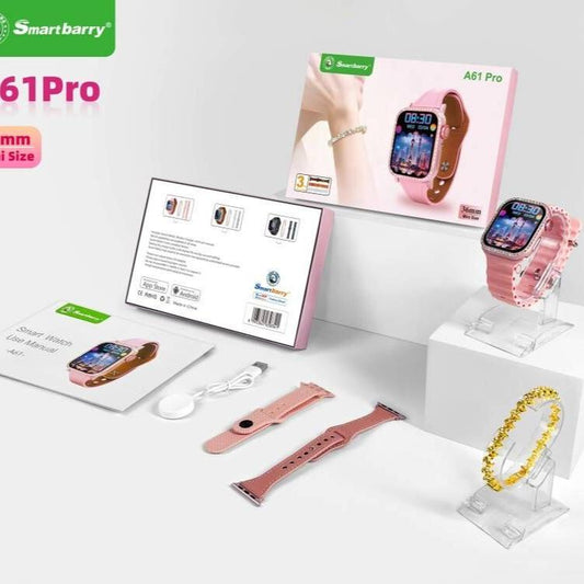 3-In-1 Gift Set 1.57 Inch Square Screen Multi-Functional Smart Watch - Touchscreen, Sleep Monitoring, Fitness Tracking, Wireless Charger, Wireless Call Answering, Music Control, Message Notification, Bracelet and Watch Band