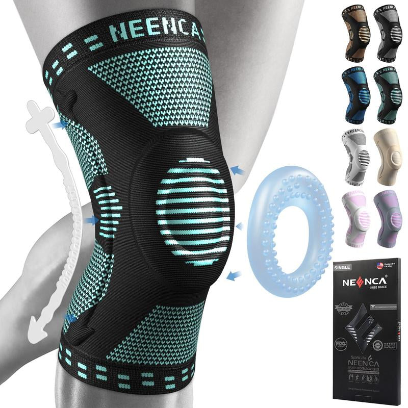 NEENCA Knee Sleeve for Runner,Workout, Gym, Basketball, Volleyball,Hiking Tool