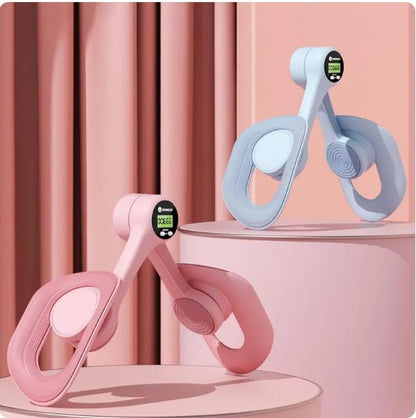 Hip Trainer Kegel Exerciser, Pelvic Floor Trainer, Kegel Trainer for Postpartum Rehabilitation, Trimmer Inner Thigh, Thigh Toner Workout(Pink/Blue)