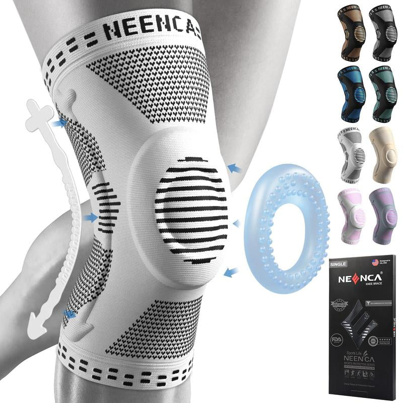 NEENCA Knee Sleeve for Runner,Workout, Gym, Basketball, Volleyball,Hiking Tool