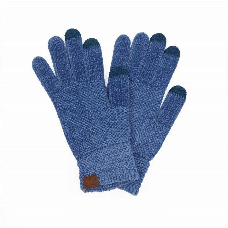 CC® Ultra-Soft Chenille Touchscreen Gloves - Stylish Winter Tech Gloves for Men & Women