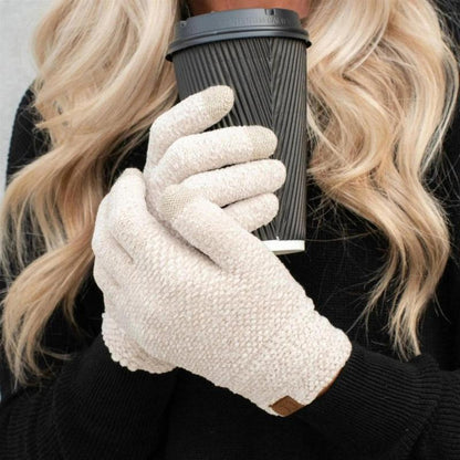 CC® Ultra-Soft Chenille Touchscreen Gloves - Stylish Winter Tech Gloves for Men & Women