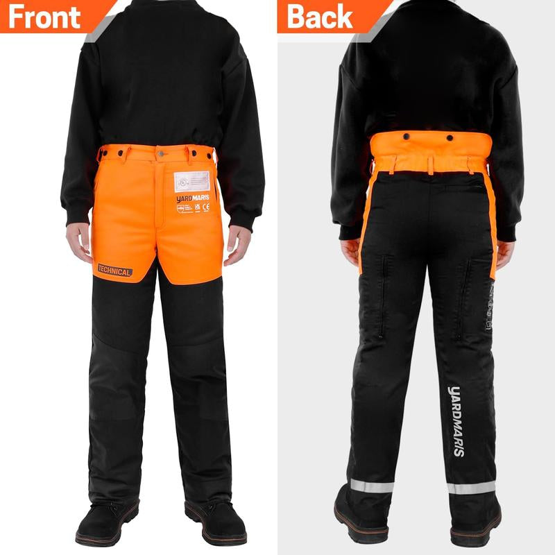 Chainsaw Pants, Technical Chainsaw Trouser, Chainsaw Chaps, Tree Cutting Pant with Adjustable Suspenders