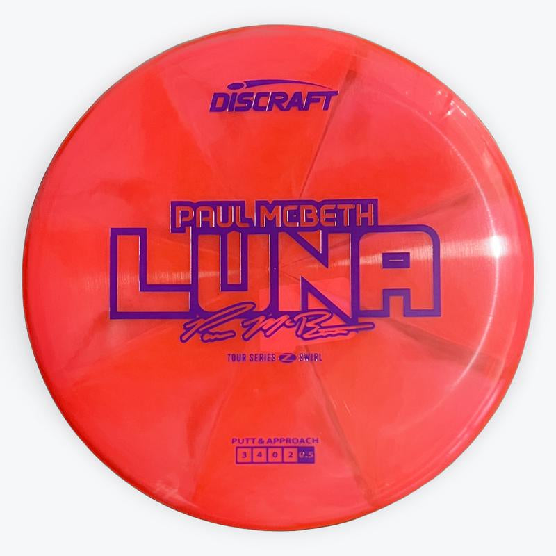 Discraft Paul Mcbeth Tour Series Luna Disc Golf Disc - Sleek Design, Durable Construction, Versatile for Various Skill Levels, Popular Choice among Players - Game