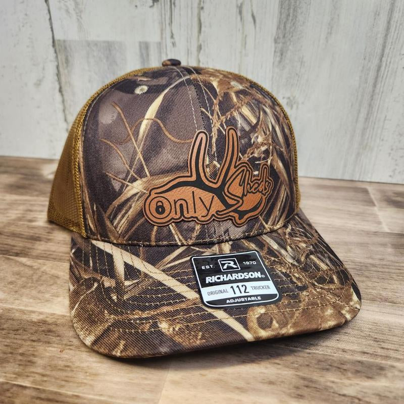 Onlysheds Deer Rack Hunters Hat - Richardson Trucker Hats - Flatbills - Fitted Hats