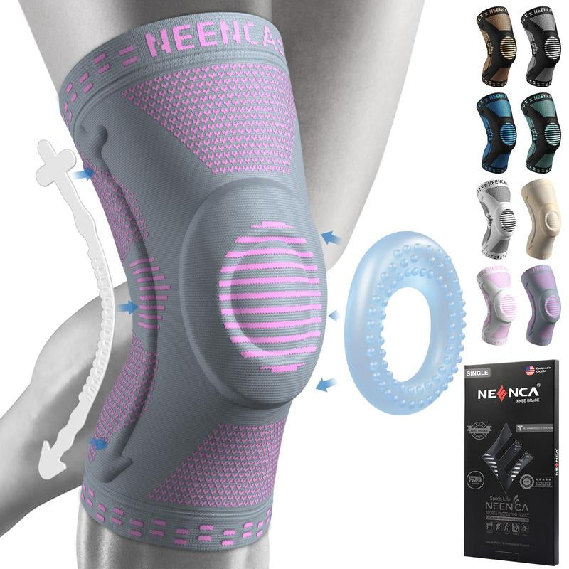 NEENCA Knee Sleeve for Runner,Workout, Gym, Basketball, Volleyball,Hiking Tool