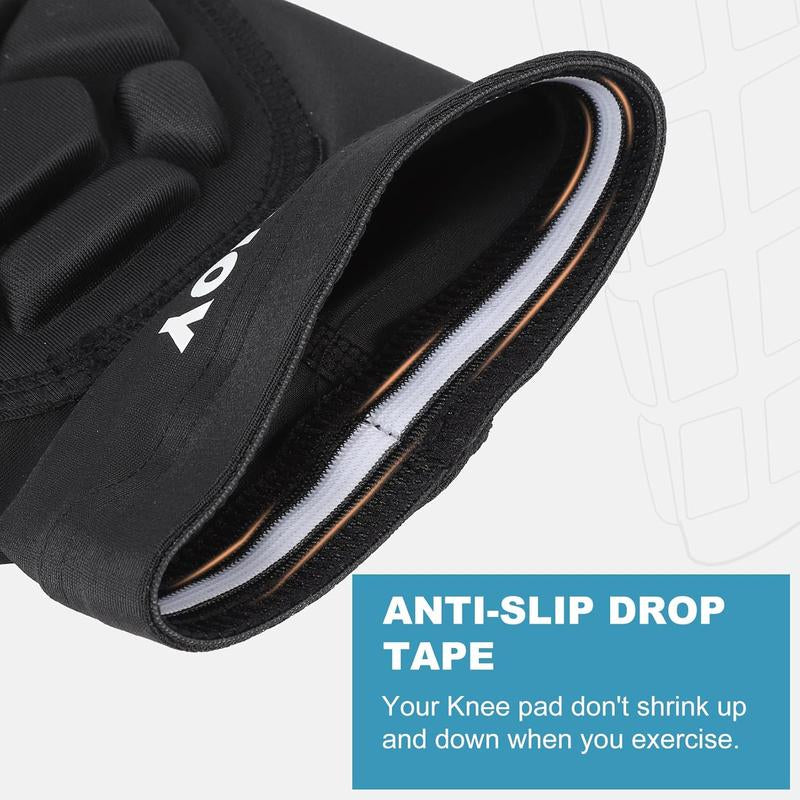 【Black Friday】Tuoy New Knee Pads Compression Padded Knee Protection Pad for Football Baseball Basketball - Youth & Adult Sizes (1 Pair)Pair)