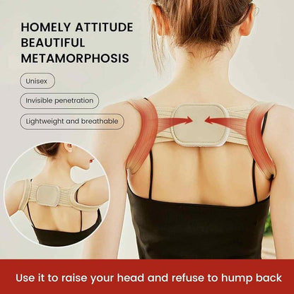 Posture Correction Belt, Easy-To-Use Adjustable High-Elasticity Posture Trainer, Lightweight Breathable Garment Accessory.
