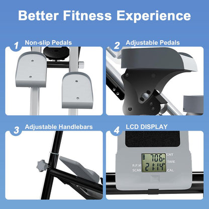 OVER SELF Stair Stepper with Handlebar for Full-Body Workout Compact Cardio Climber Exercise for Home Gym Full Body Workout 220Lbs Weight Capacity