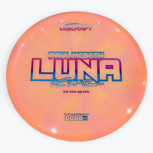 Discraft Paul Mcbeth Tour Series Luna Disc Golf Disc - Sleek Design, Durable Construction, Versatile for Various Skill Levels, Popular Choice among Players - Game