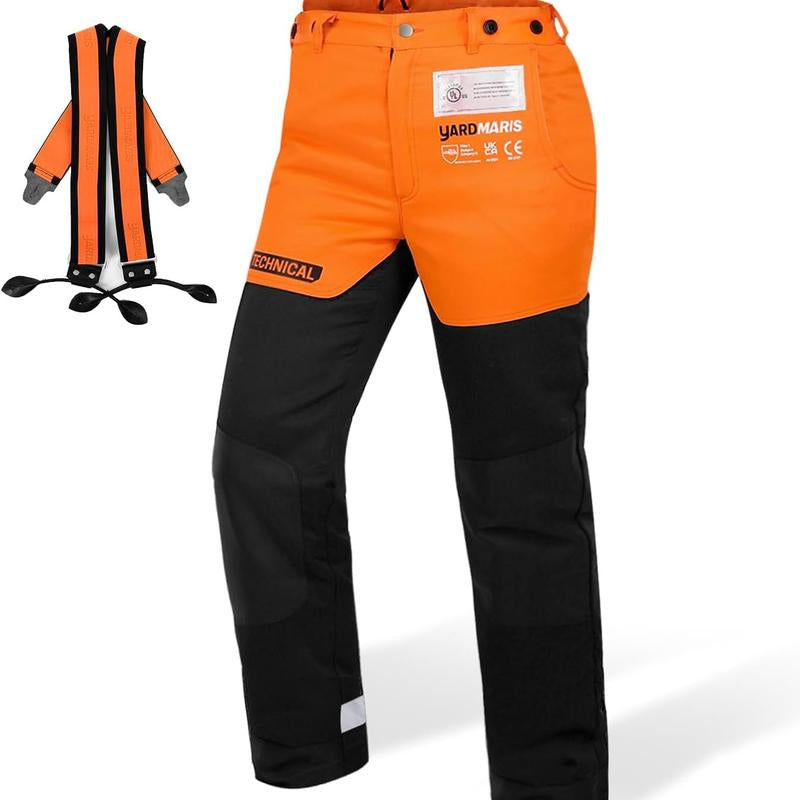 Chainsaw Pants, Technical Chainsaw Trouser, Chainsaw Chaps, Tree Cutting Pant with Adjustable Suspenders