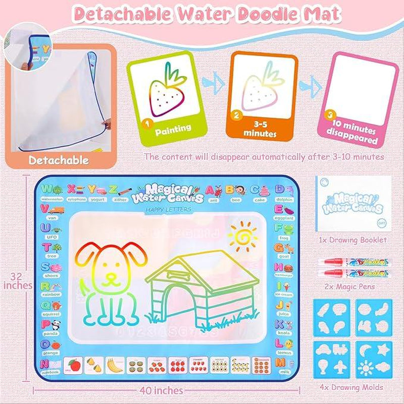 【On Sale】Whubefy White Bounce House for Kids 4-10, 102 X 70 X 97 Inflatable Bouncy Castle with Balloons, Magical Water Canvas, Dart Target Balls, Bar Dart Set, Basketball, Jumping Play House for Birthday Party/Wedding Decoration ,Christmas Gifts