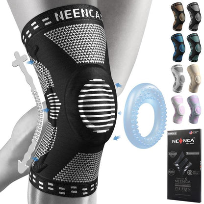 NEENCA Knee Sleeve for Runner,Workout, Gym, Basketball, Volleyball,Hiking Tool